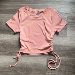 Shein ribbed crop tank top